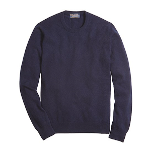 Cashmere Crewneck Sweater - Navy